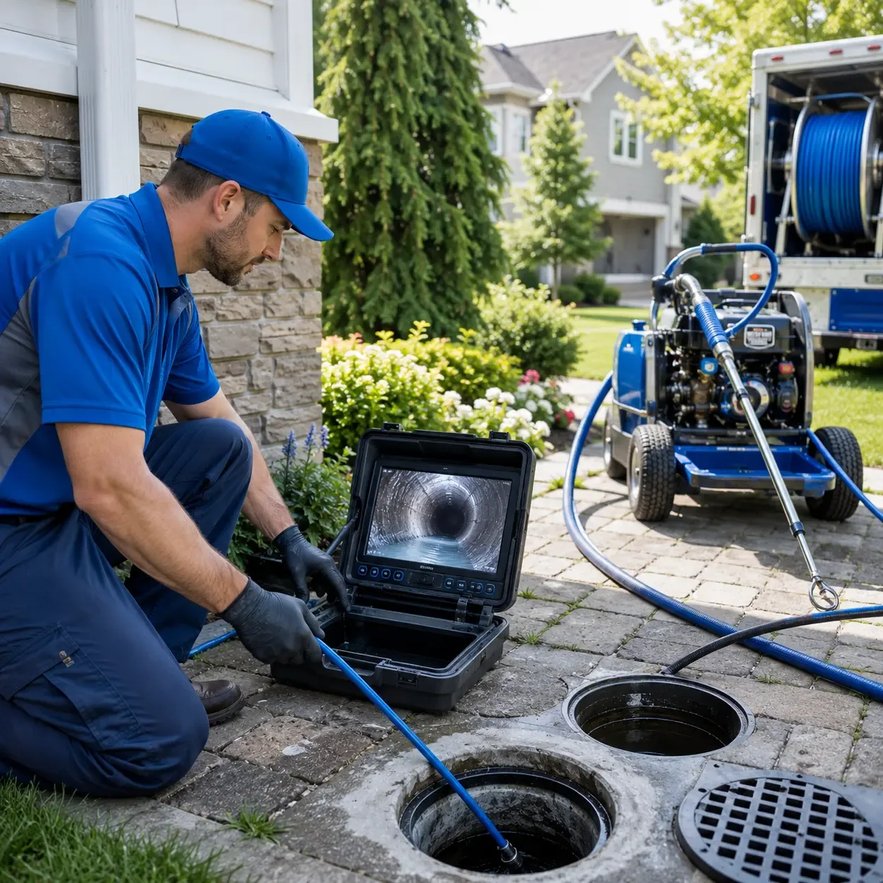 Outdoor drain cleaning professionals serving Bentonia, MS